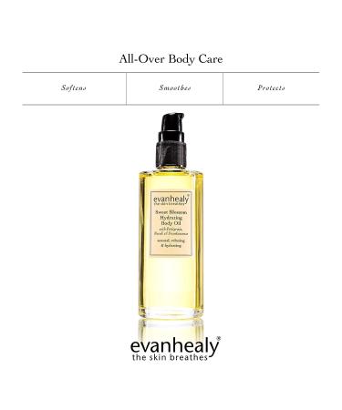 evanhealy Sweet Blossom Hydrating Body Oil | Organic Jojoba, Sesame, Sunflower Blend | Moisturizer, Massage & Facial Cleanser - Buy Online on GoSupps.com