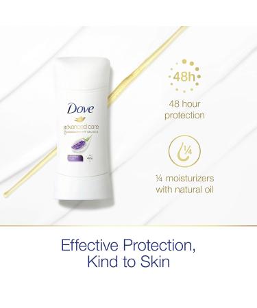 Dove Advanced Care Lavender Fresh Antiperspirant Deodorant Stick for Women 2.6oz (Pack of 4) - 48-Hour Protection for Soft Underarms - Buy Online on GoSupps.com