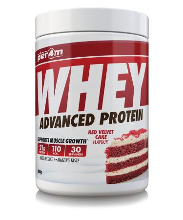 Per4m Protein Whey Powder | 30 Servings of High Protein Shake with Amino Acids | for Optimal Nutrition When Training | Low Sugar Gym Supplements (Red Velvet Cake 900g) Red Velvet Cake 900g