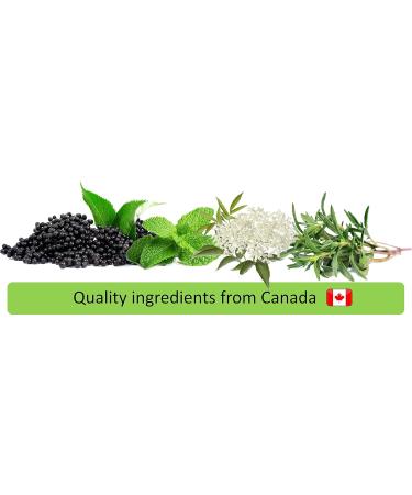 Elderberry Syrup for Adults IMMUNIA. Elderberry Concentrate with Elderflower Thyme and Peppermint. No Sugar Added. Delicious Taste. 24 Days/Bottle - Buy Online on GoSupps.com