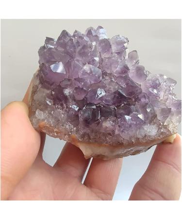 Natural Crystal Rough Amethyst Rough Stone Natural Big Raw Amethyst Quartz Purple Crystal Cluster Stones Home Decoration Crafts Amethyst Cluster Ornament (Color : Purple Size : 110-140g) 110-140g Purple - Buy Online on GoSupps.com