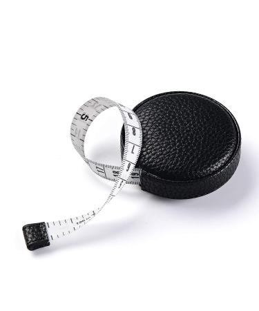 3m/120" Tape Measure Body Measuring Tape for Body Cloth Tape Measure for Sewing Fabric Tailors Medical Measurements Tape Dual Sided Leather Tape Measure Retractable (Black 1 Pack) - Buy Online on GoSupps.com