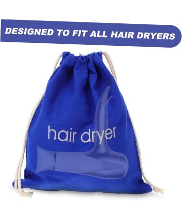 VINTORKY 1pc Hair Dryer Storage Bag Canvas Rucksack Blow Dryer Bag Drawstring Bag Black Backpack 33.00X30.00X0.50CM Blue - Buy Online on GoSupps.com