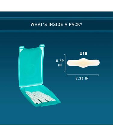 Compeed Advanced Corn Care Hydrocolloid Bandage Cushions - 10 Count (5 Packs) | Corn Toe Pads for Foot Corn Prevention & Treatment - Buy Online on GoSupps.com