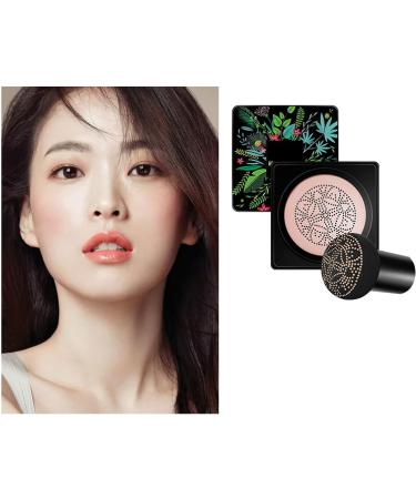 Concealer Whitening Moisturizing Air-Permeable Natural Brighten Face Base Tone Mushroom Head Air Cushion Foundation BB Cream-Light Skin Tone - Buy Online on GoSupps.com