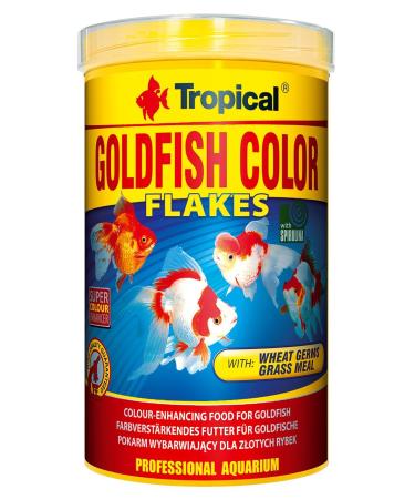 Tropical Goldfish Color Flake Food for Aquarium 1 l