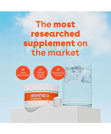 MIXHERS Creatine | 30 Servings Unflavored | Supports Energy Vitality Muscle Function & Metabolic Wellness | Designed to Support Women s Health & Wellness at Every Stage - Buy Online on GoSupps.com