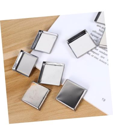 FOMIYES 180 Pcs Square Magnets Empty Pans for Eyeshadow Empty Eyeshadow Tin Pan Sample Makeup Metal Mx3pcs As Shownx3pcs - Buy Online on GoSupps.com