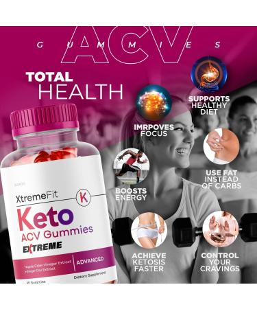 Xtremefit Keto ACV Gummies - Advanced Weight Loss Tank | 30-Day Supply - Buy Online on GoSupps.com