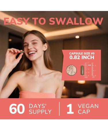 Vitalibre Iron Supplement for Women and Men, Iron Bisglycinate, 65mg Elemental Iron, Non-Constipating, with Vitamins C B6 B12 Folate & Beet Root, 60 Caps - Buy Online on GoSupps.com