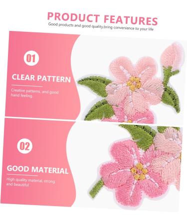 COHEALI 40 Pcs Embroidery Patches Girls Accessories Flower Clothes Patch Sewing Accessories 3d Kids Stickers As Shownx2pcs 0.1X3.5X4.2CMx2pcs - Buy Online on GoSupps.com