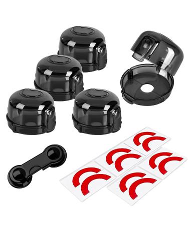 GRENFU Stove Knob Covers - 5 + 1 Pack | Child Safety Gas & Oven Knob Covers - Buy Online on GoSupps.com