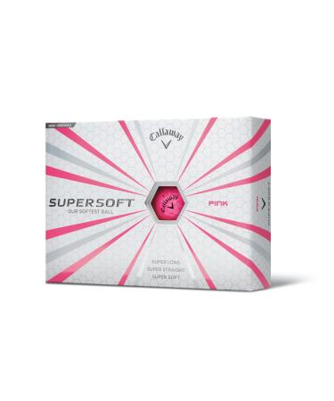 Callaway Supersoft Golf Balls, Prior Generation, (One Dozen) Pink