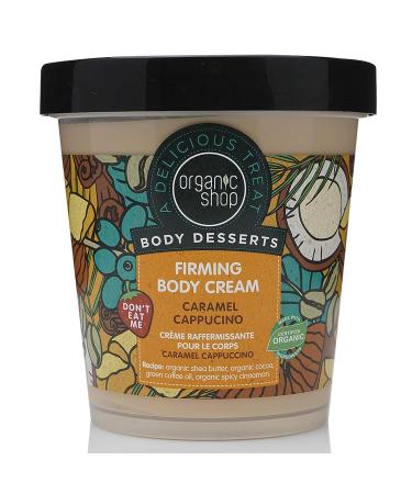 Organic Shop Caramel Cappuccino Firming Body Cream 450ml - Body Desserts - Buy Online on GoSupps.com