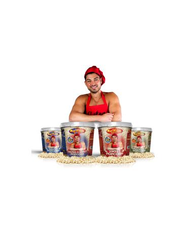 Mega Bucket Stack Popcorn Range The Popcorn Chef's Traditionally Popped Popcorn Snack