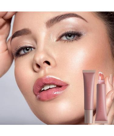  Yunmiao Tinted Lip Balm - Tinted Lip Care to Instantly Moisturize Dry Lips Clear and Natural Lip Care for Dry Lips Non Adhesive Skin Tone Yunmiao - Buy Online on GoSupps.com