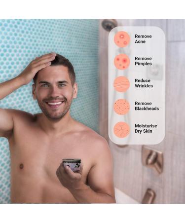 AL HOOR Moroccan Olive Facial Scrub Cleanser With Rose - For Oily Skin Acne Treatment + Konjac Exfoliating Sponge - Buy Online on GoSupps.com