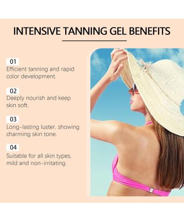 Intensive Tanning Gel Carrot Sun Intensive Tanning Luxe Gel Br Unungscreme Carrot Tanning Gel Brown Tanning Gel Natural Tanning Accelerator Cream Gel For Sunbeds & Outdoor Sun (2pc) - Buy Online on GoSupps.com