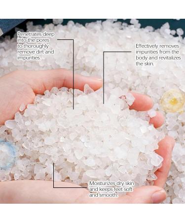 rabuu Body Contouring Essential Oil Foot Bath Salt Exfoliating Cleansing Foot Salt for Smooth Skin and a Tight Silhouette - Buy Online on GoSupps.com