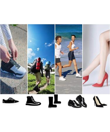 Unisex Invisible Height Increase Insoles - Soft Silicone Shoe Inserts 5CM Pain Relief & Heel Protection - Buy Online on GoSupps.com