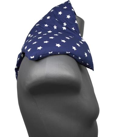 Comfortable Stars-Blue Neck Pillow | Heat & Cold Relief | 5-Chamber Design for Back & Shoulder Support - International Shipping Available - Buy Online on GoSupps.com