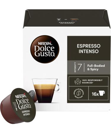  NESCAFE DOLCE GUSTO Nescaf Dolce Gusto Espresso Intenso - Coffee - 96 Capsules (Pack of 6 Boxes x 16) - Buy Online on GoSupps.com