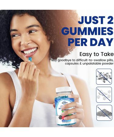 Buy Vegan Creatine Monohydrate Gummies - Muscle Growth & Recovery - Mixed Berry Flavor - 60 Chewables for Men & Women - Buy Online on GoSupps.com