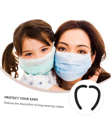Buy Healeeved 20 Pair Anti-Snag Silicone Earring Protectors Soft Ear Bruise Relief Glasses Ear Pads & Earmol Hooks (1 Pack) - Black - Buy Online on GoSupps.com
