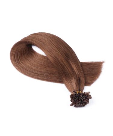 Premium Keratin Bonding Hair Extensions - #5 Dark Blonde 70cm 50 Strands 100% Remy Real Hair - U-Tip by Novon - Buy Online on GoSupps.com