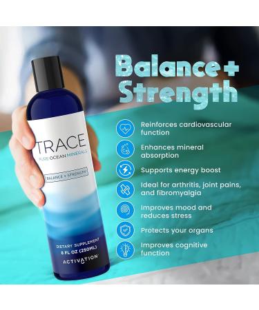 Activation Products Pure Ocean Liquid Minerals - 70+ Potent Ionic Trace Elements for Energy, Muscle & Joint Health - 8 fl oz - Buy Online on GoSupps.com