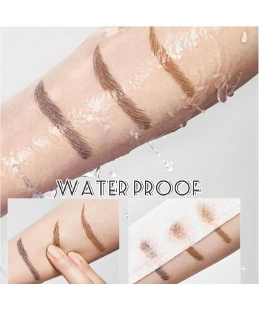 Cooklesa Eyebrow Natural Waterproof Eyebrow Pen With Microfine Tip Two-Pronged Eyebrow Pencil with Micro-fork Tip 3D Waterproof Microblading Eyebrow Pen (01+02) - Buy Online on GoSupps.com