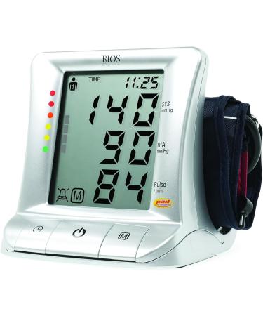 BIOS Diagnostics Premium Blood Pressure Monitor #1 Canadian Blood Pressure Manufacturer* 2 Users 90 memory Detects Irregular Heartbeat Medication Alarm Hypertension Indicator 2 User 99 Memory Jumbo LCD Display - Buy Online on GoSupps.com