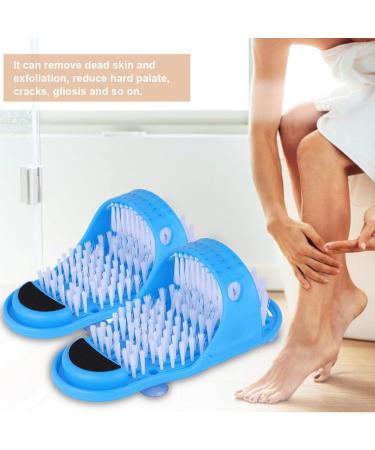 YouGe Magic Foot Scrubber - Ultimate Feet Cleaner Washer Brush & Spa Slippers for Shower Massage & Peeling Care 1 Pair - Buy Online on GoSupps.com