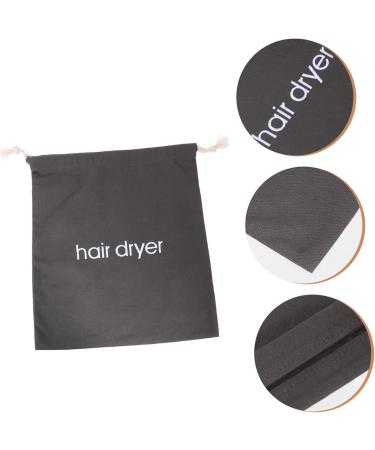 SKISUNO Hair Dryer Bag Travel 1pc Hair Dryer Storage Bag Travel Storage Box Barreled Hair Dryers Accessories 33x30cm Dark Grey - Buy Online on GoSupps.com