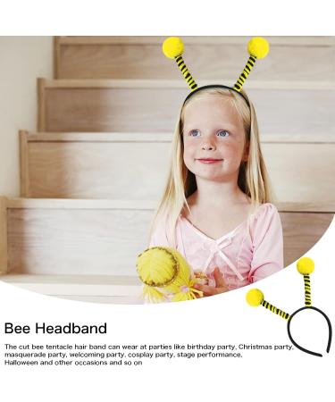 Bumble Bee Headband 6 Pack for Women & Kids - Festive Tentacle Hair Bands for Halloween & Christmas - Buy Online on GoSupps.com