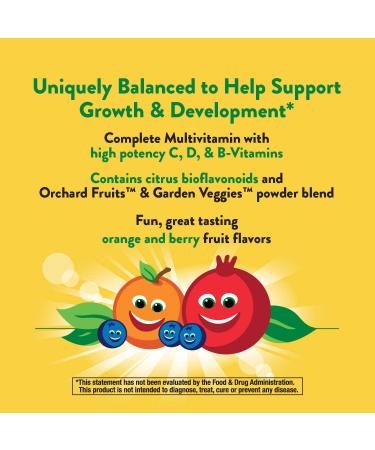 Nature's Way Alive! Kids Chewable Multivitamin - Gluten Free, 120 Tablets | Best Kids Vitamins - Buy Online on GoSupps.com