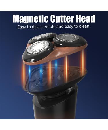 Sejoy Electric Shavers for Men - Rechargeable Self-Sharpening IPX6 Quick Release Blade Long Life Twilight Orange - International Shipping Available - Buy Online on GoSupps.com