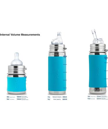 Pura Insulated Stainless Steel Toddler Bottle with Silicone XL Sipper Spout - BPA-Free & Non-Toxic - Buy Online on GoSupps.com
