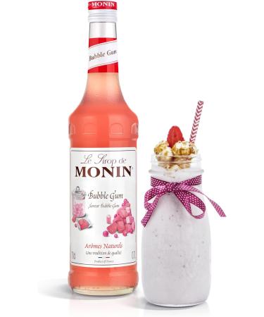 MONIN Premium Bubble Gum Syrup 700ml - Vegan-Friendly, Allergen-Free, 100% Natural - Perfect for Cocktails and Mocktails - Buy Online on GoSupps.com