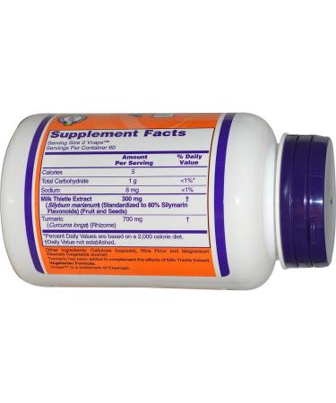 Silymarin 150mg - 120 Vegetarian Capsules | NOW - Buy Online on GoSupps.com