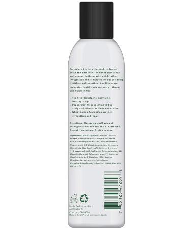 Tea Tree Mint Shampoo | Natural Aromatherapy Peppermint Hair Care | Invigorating Cooling & Moisturizing | Healthy Hair Growth | Made in the USA - Buy Online on GoSupps.com
