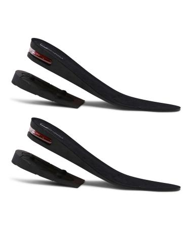 Burlingham's Height Increase Insole, Shoe Lifts for Men and Women (2 Inch) Elevated, Cushioned Heel Inserts and Arch Support Insoles | Lifted, Supportive Comfort and Breathable 2.0" Height - Buy Online on GoSupps.com