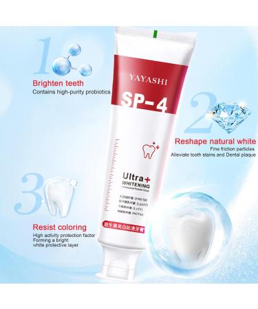 SP-4 Probiotic Toothpaste for Whiter Teeth & Fresh Breath | Complete Dental Care 1 Piece - Buy Online on GoSupps.com