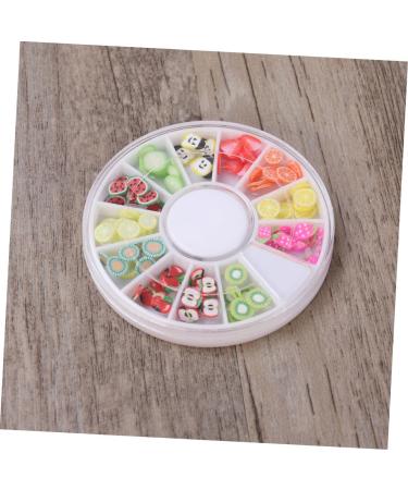 minkissy Nail Art Decor 12 Fruit Decor Nail Art Decoration Nails Decoration Polymer Clay Slices for Nail Manicure Tool Nail Beauty Accessories Manicure Tools Decorate Boxed Soft Pottery - Buy Online on GoSupps.com