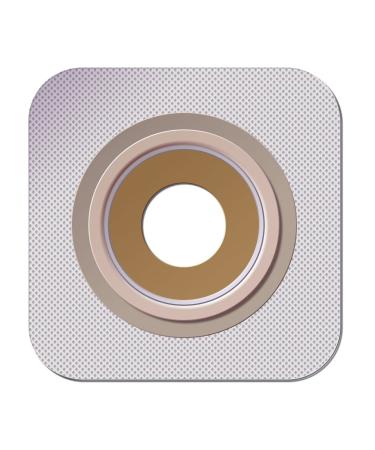 CONVATEC 411802 SQU411802 SUR-FIT Natura Moldable Durahesive Skin Barrier (Pack of 10) White 1 1/4 in. (1 3/4 in. Flange)