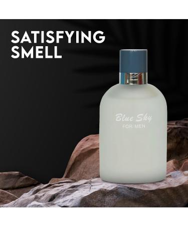 Blue Sky For Men - Aromatic Scents With Finest Oils For Men And Women - Enchanting Fragrance With Fruity Floral Scent - 3.4oz Bottle Complete With Shiny Suede Pouch Blue Sky 3.4 Fl Oz (Pack of 1) - Buy Online on GoSupps.com