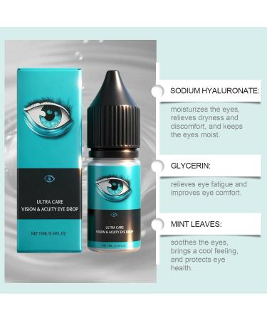 Moisturizing Eye Drops 10ml Moisturizing Solution Long Lasting Moisturizing Eye Care for Screen Time Morning Home Travel Night Daily Work Reading Office Study - Buy Online on GoSupps.com