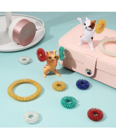 Buy Aoliandatong 12-Piece Massage Rings Set | Acupressure Finger & Wrist Rings for Stress Relief & Arthrosis Support - Buy Online on GoSupps.com