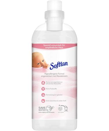 Softlan Fabric Softener Soft & Mild 12 x 1L | Irresistibly Soft Laundry - International Shipping Available - Buy Online on GoSupps.com