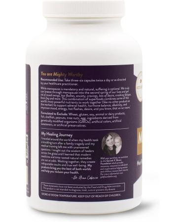 Mighty Maca Menopause Relief Capsules - Plant-Based Supplement for Women | Hot Flash & Night Sweat Relief, Hormone Balance, Digestive Aid - Buy Online on GoSupps.com